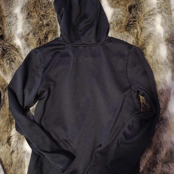 Youth Black UA Hoodie - Picture 4 of 4